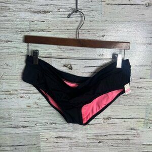 PINK Victoria's Secret Black and Pink Bikini Swimwear